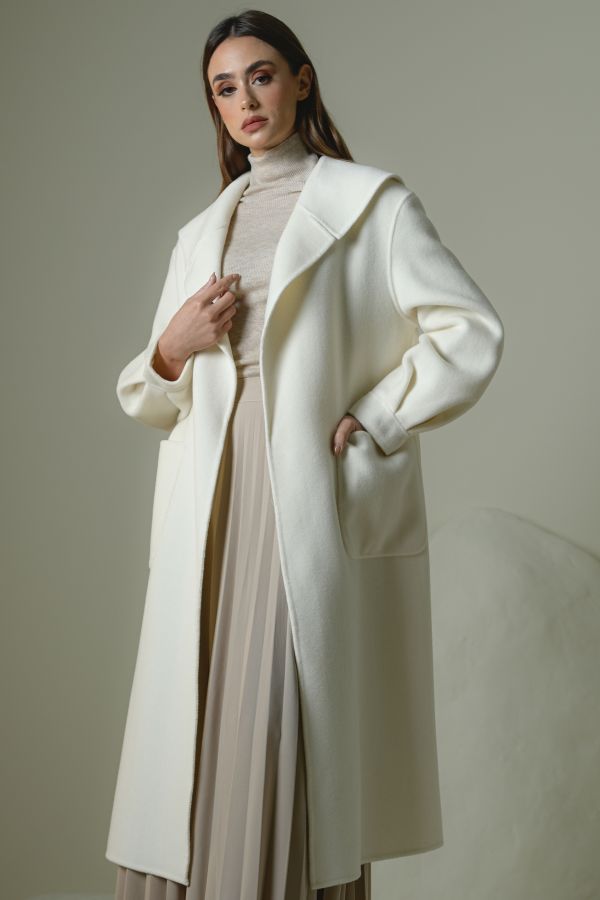 Cream Wool Coat